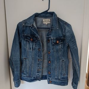 Madewell denim jacket sz xs